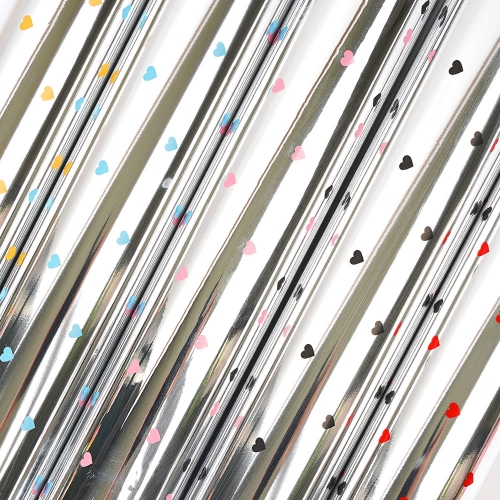 미니하트 비닐 선물 포장지