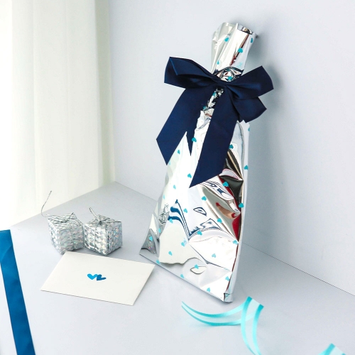 미니하트 비닐 선물 포장지