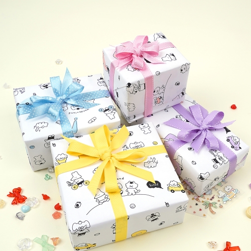 보바 원더랜드 종이 선물 포장지