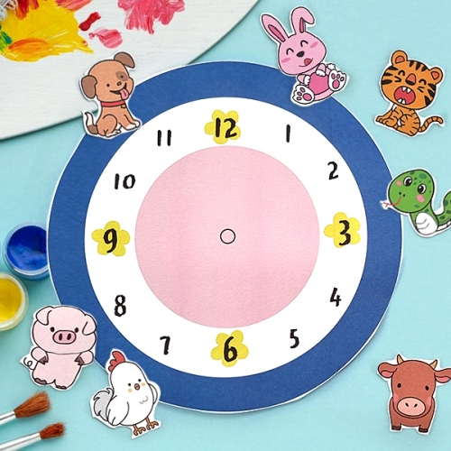 [탑키드] 12간지 동물 벽시계 만들기