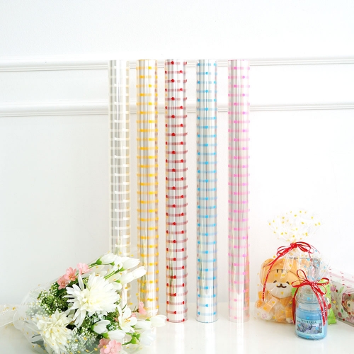 투명하트 OPP 비닐 선물 포장지