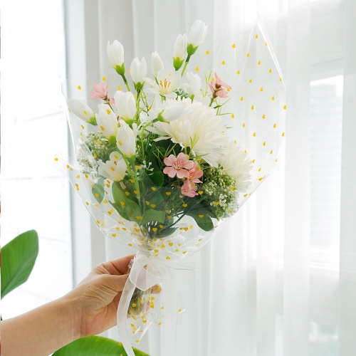 투명하트 OPP 비닐 선물 포장지