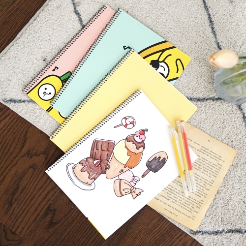 룰루랄라 바나나 무지 연습장