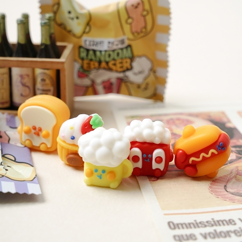 디저트 친구들 랜덤 지우개 뽑기