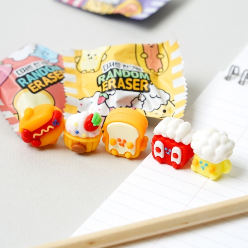 디저트 친구들 랜덤 지우개 뽑기