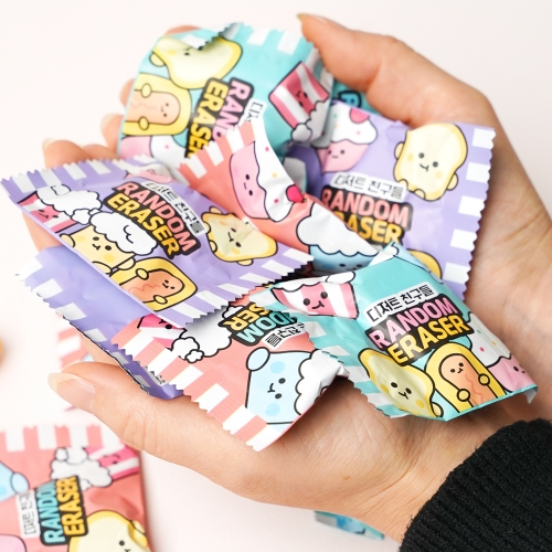 디저트 친구들 랜덤 지우개 뽑기