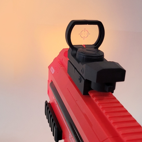 골드스타 LED  USB 충전식 무빙 자동소프트건 (색상랜덤)