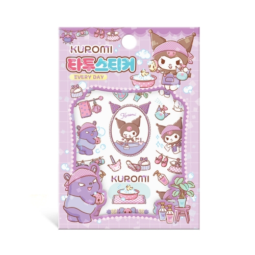 산리오캐릭터즈 타투스티커 시리즈 (시나모롤,쿠로미,마이멜로디)