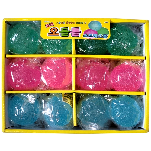 로제 오돌톨 스트레스볼 (12개)