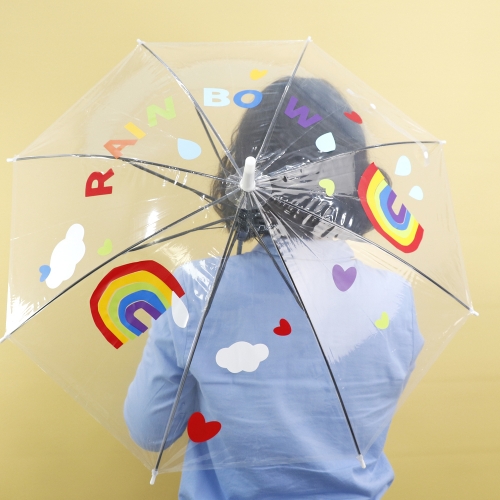 메이크문구 M213 우산꾸미기 무지개