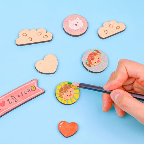 [오늘놀이] 우리 가족 문패 만들기(나와 가족/나무 만들기/방문걸이/KC인증)