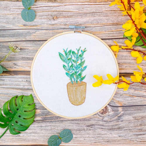 [오늘놀이] 수틀 액자(자연관찰/봄/나와 가족/KC인증)