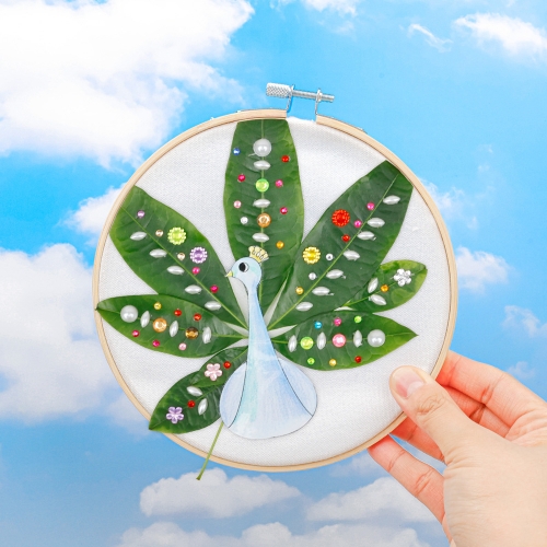 [오늘놀이] 수틀 액자(자연관찰/봄/나와 가족/KC인증)