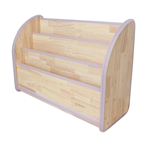 고무나무 말랑 안전 원목 책꽂이