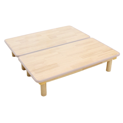 고무나무 말랑 안전 사각 책상 (2개 1세트)