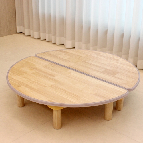 고무나무 말랑 안전 반원 책상 (2개 1세트)