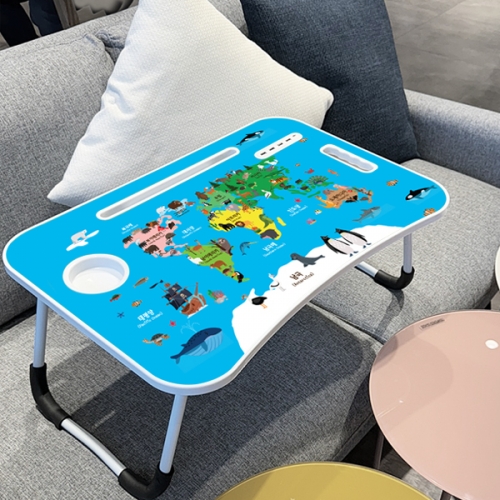 세계지도 USB 접이식 책상