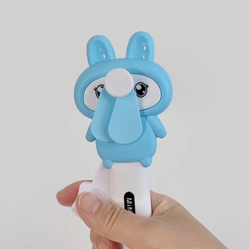 토끼 러블리 자가발전 수동 선풍기 (12개)