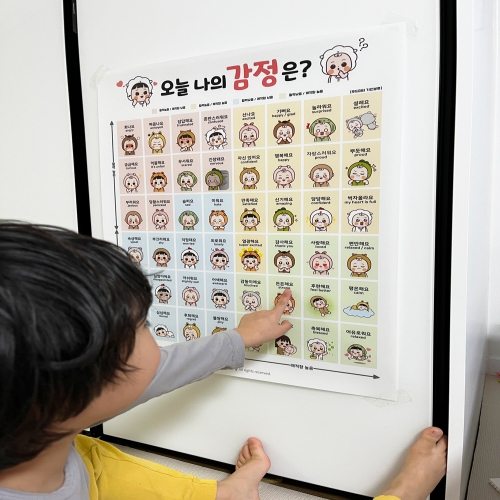 [우아띵] 감정 벽보 48종 무드미터 학습