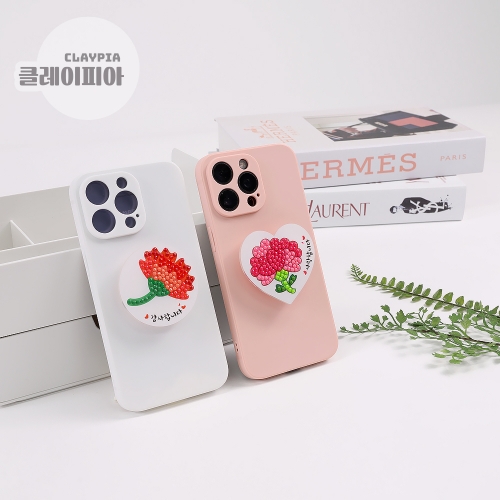 카네이션 보석십자수 스마트톡