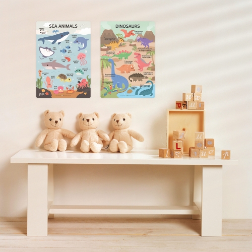 [우아띵] 공룡 벽보 학습 과학 자연관찰 쥐라기 백악기