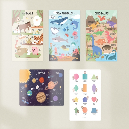 [우아띵] 우주 벽보 학습 과학 지구과학 은하계 지구 행성