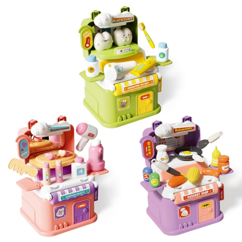 소이미니샵 헤어샵 역할놀이 역활 가게 미용실 놀이 소꿉 장난감