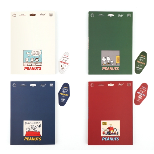 피너츠 스누피 75주년 데일리노트 (4 option)