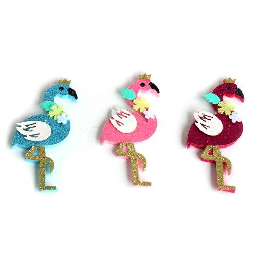 플라밍고 펠트(3개1세트)/홍학