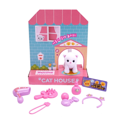 아이러브펫 꾸며줄게 야옹이 동물인형 역할놀이