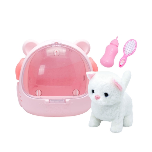 아이러브펫 가방에 쏙 외출냥이 작동 동물인형