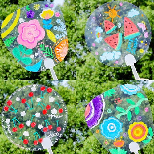 썸머 그리기 부채