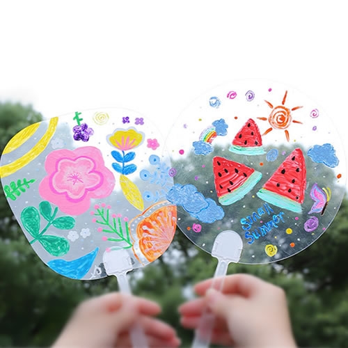 썸머 그리기 부채