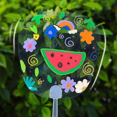 썸머 그리기 부채