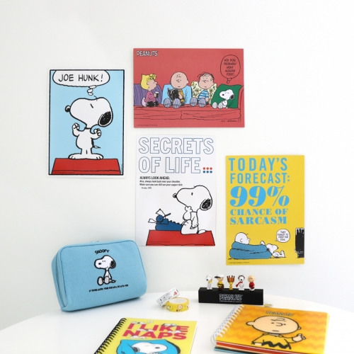 피너츠 스누피 양면 빅포스터