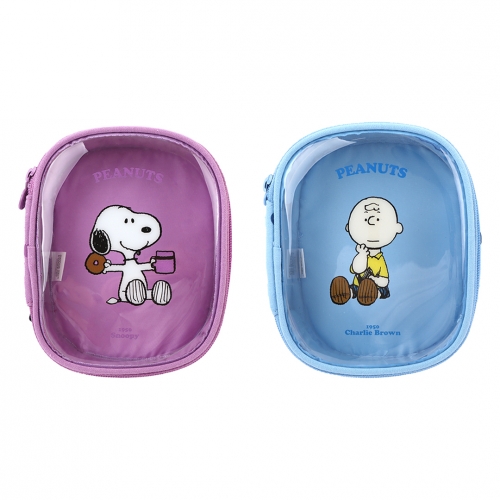 피너츠 스누피 투명 펜 케이스 (2 option)