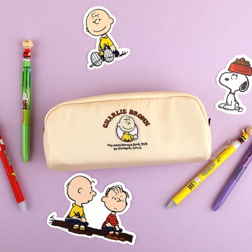 피너츠 스누피 봉제 파우치 (2 option)