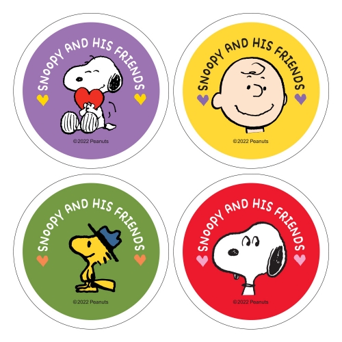 피너츠 스누피 롤 스티커 (4 option)