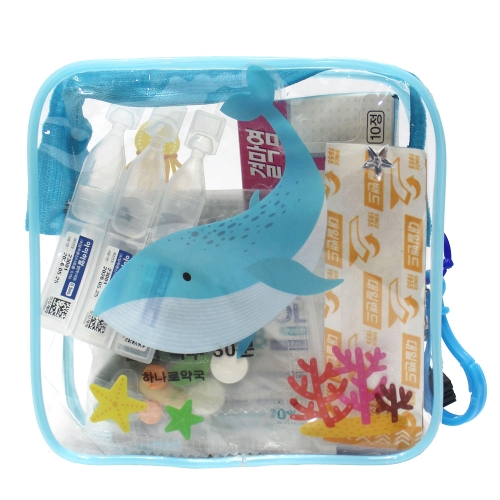 여름 미니 투명 파우치 (10인세트)