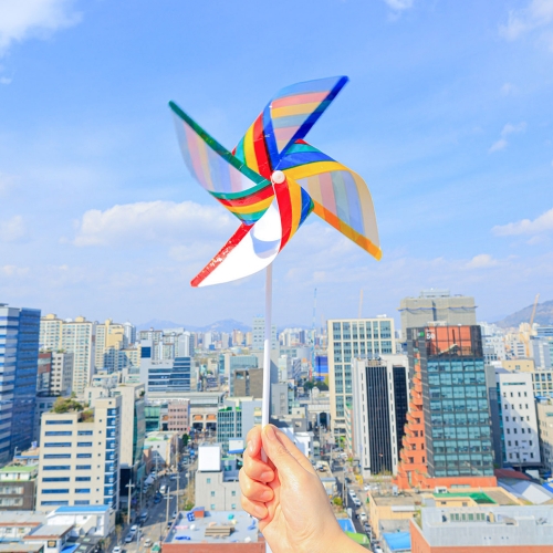 [오늘놀이] 그리기 바람개비(자연관찰/야외놀이/과학원리/풍력/KC인증)