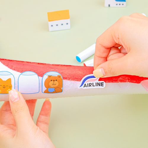 [오늘놀이] 스티로폼 비행기(간편조립/과학놀이/교통기관/KC인증)