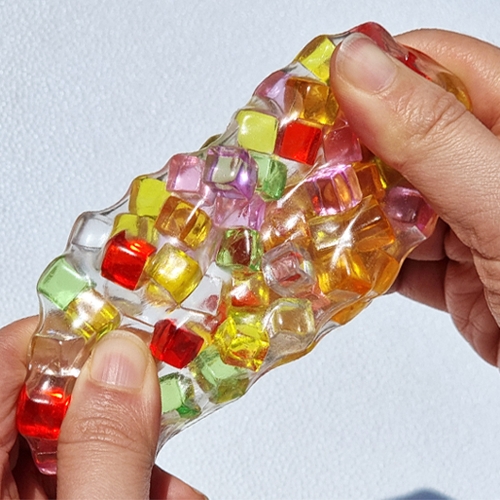 ASMR 무지개 소리 주물럭 스퀴시 말랑이 (4개)