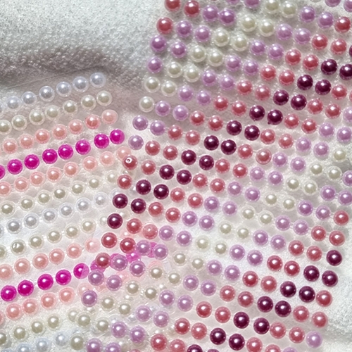 오로라 큐빅스티커 진주 (30개)