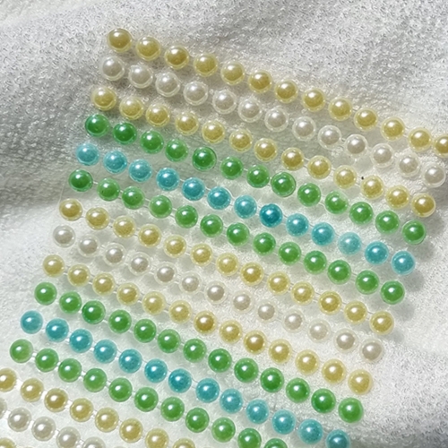 오로라 큐빅스티커 진주 (30개)