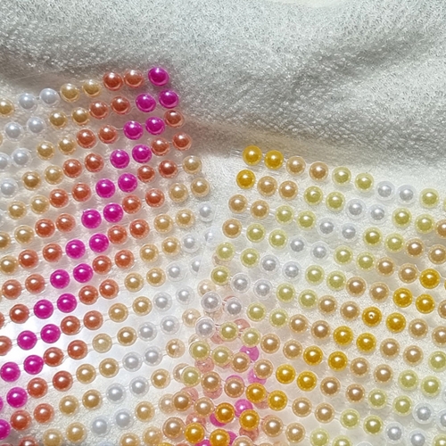 오로라 큐빅스티커 진주 (30개)