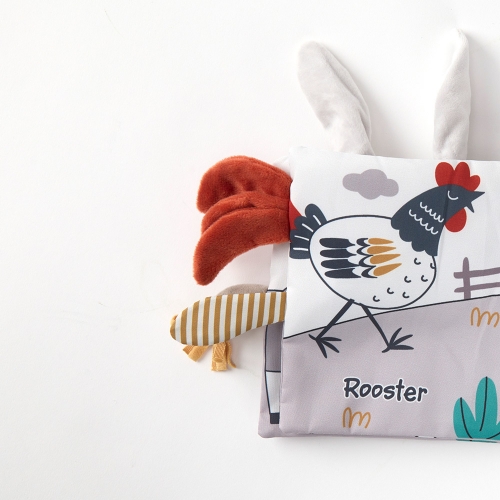 [캐스비]플레이 퍼니헝겊책 농장동물꼬리(2828)