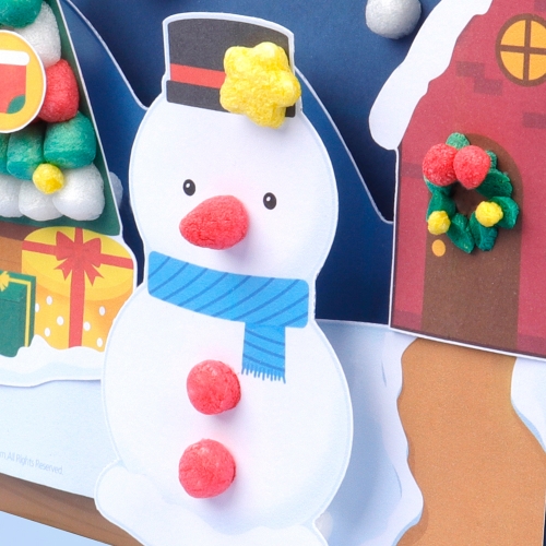 미니플레이콘 겨울 입체 액자 만들기 (1인용,5인용-선택1)