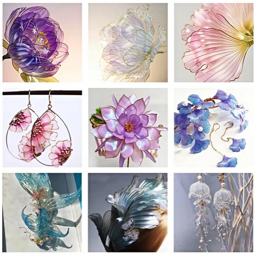 UV 레진 에폭시 공예 아트 만들기 꾸미기 철사공예 악세사리 만들기 딥아트 유브이 딥레진