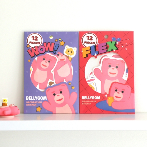 벨리곰 데코 스티커 (2 option)