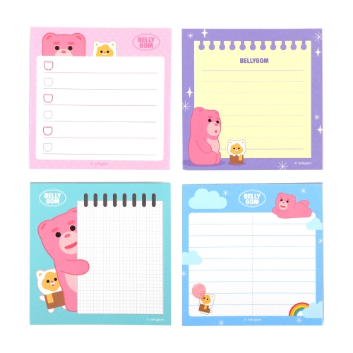 벨리곰 떡메모지 (4 option)